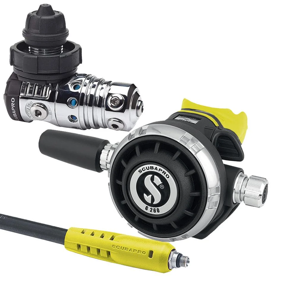 Scubapro MK25 EVO DIN 300/G260 Dive Regulator with Mouthpiece Hose Protector - Image 3