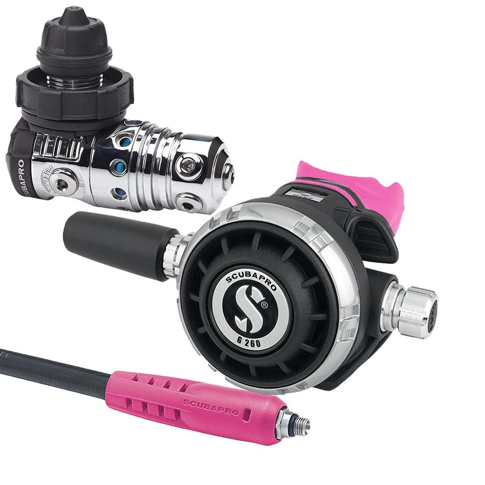Scubapro MK25 EVO DIN 300/G260 Dive Regulator with Mouthpiece Hose Protector - Image 5