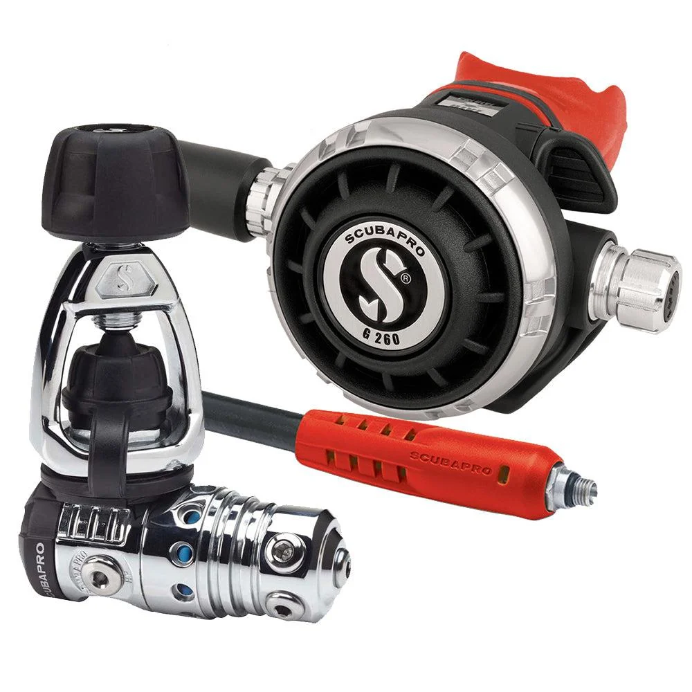 Scubapro MK25 EVO DIN 300/G260 Dive Regulator with Mouthpiece Hose Protector - Image 8