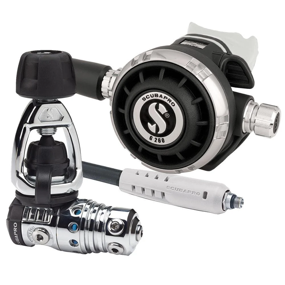 Scubapro MK25 EVO/G260 Dive Regulator INT with Mouthpiece & Hose Protector - Image 4