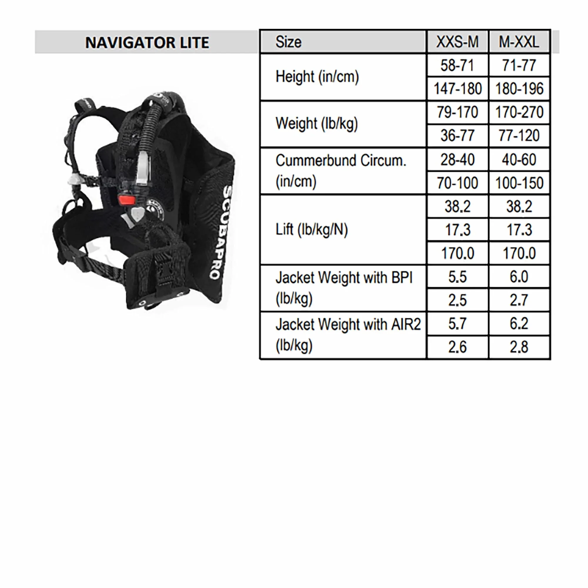 Scubapro Navigator Lite BCD - Image 8
