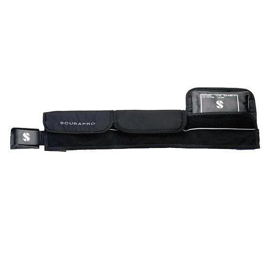 Scubapro Nylon Weight Pocket Belt - Black with Black Nylon Buckle