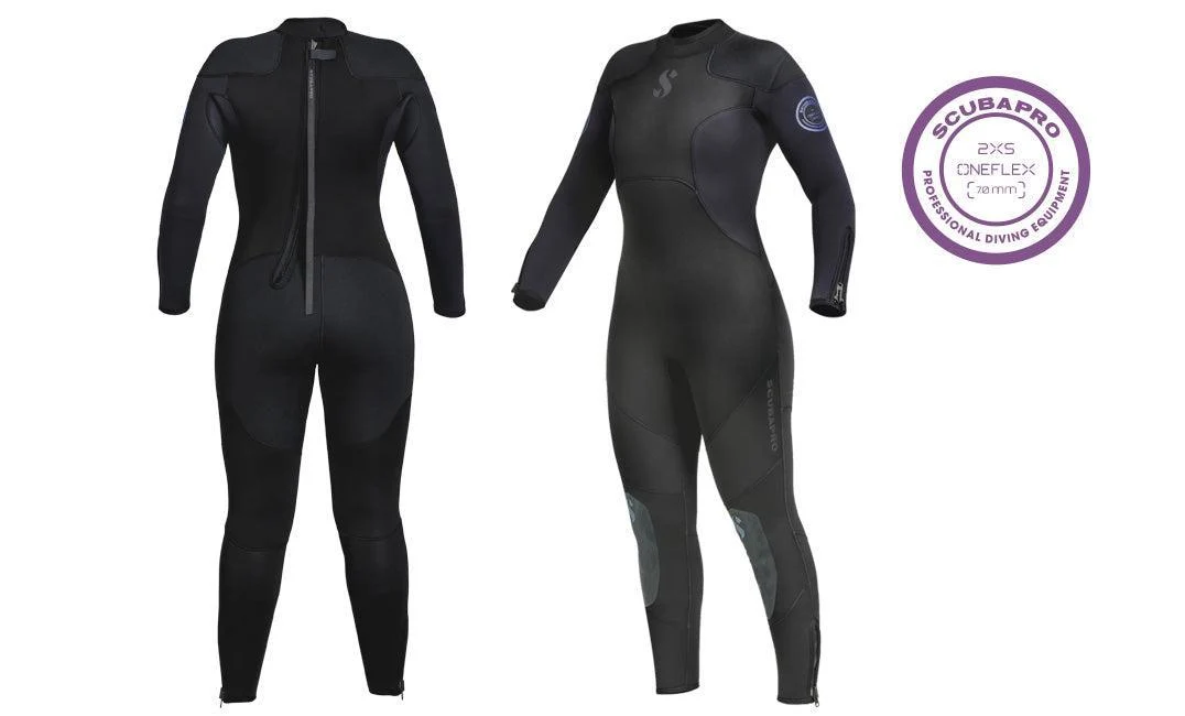 Scubapro Oneflex Steamer 7 mm B-Zip Women's Wetsuits - Image 2