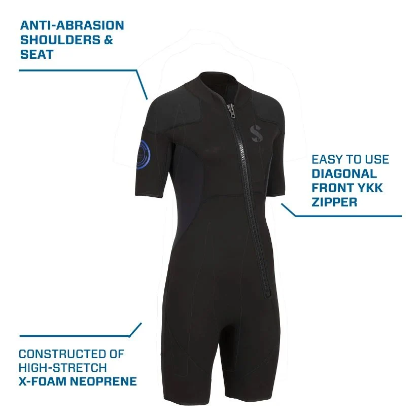 Scubapro Oneflex Steamer Front Zip Shorty 2.5 mm Women's Wetsuits - Image 5