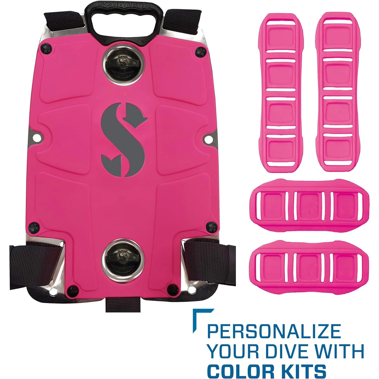 Scubapro S-TEK Donut Wing 60 + S-TEK Pro Harness SS + Back Shoulder Waist Pad Armygreen - Image 26