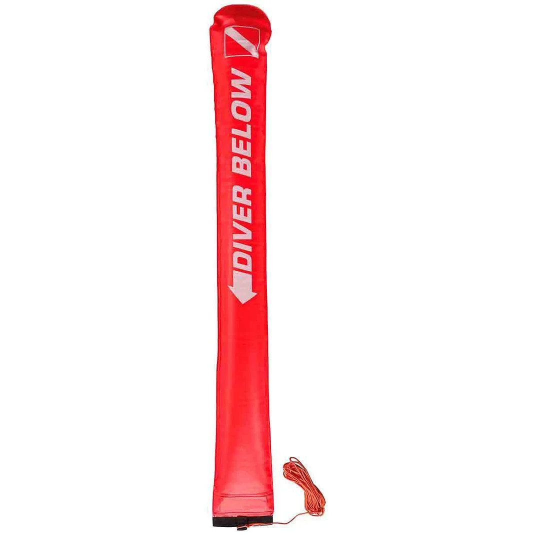 Scubapro Surfer Marker Buoy PVC Orange 4.3 ft - Image 2