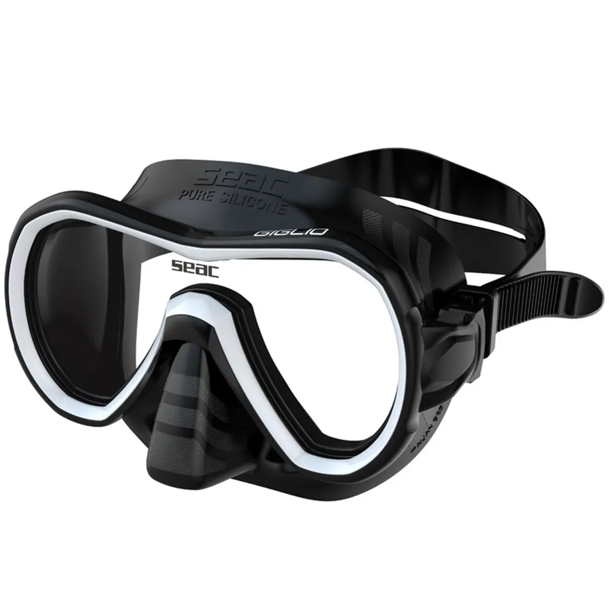 Seac Giglio Mask with Flash Snorkel & Speed Snorkeling Fins Set - Image 2
