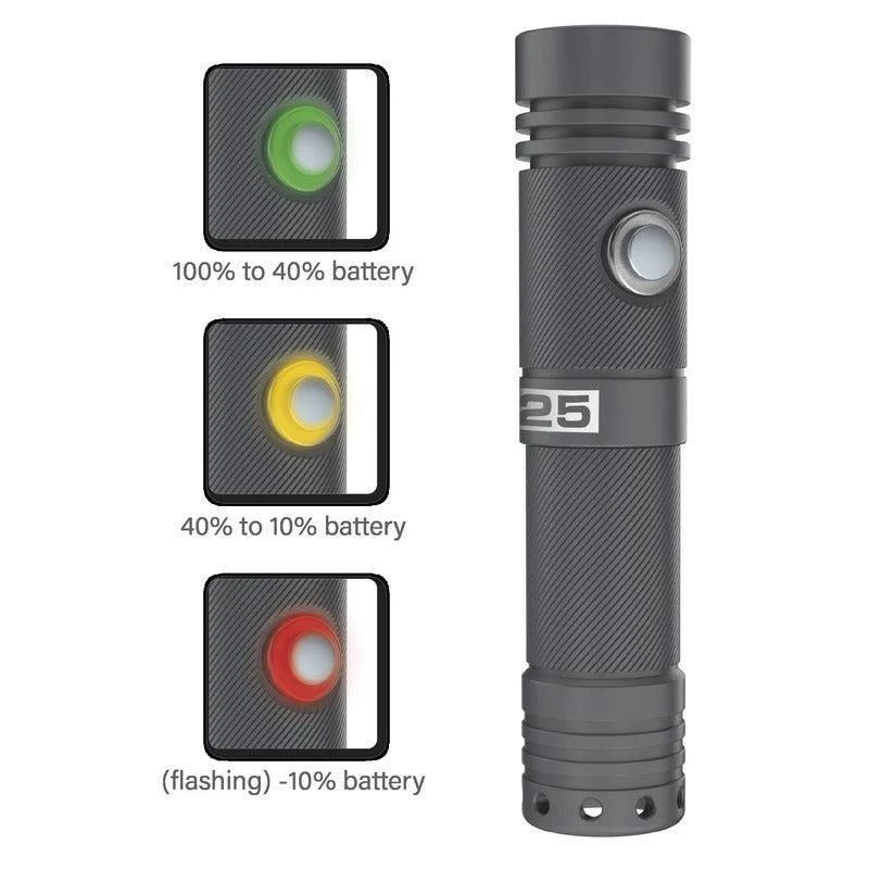 SEAC I25 Underwater Dive Torch 1000 Lumen 10W Compact Black - Image 5