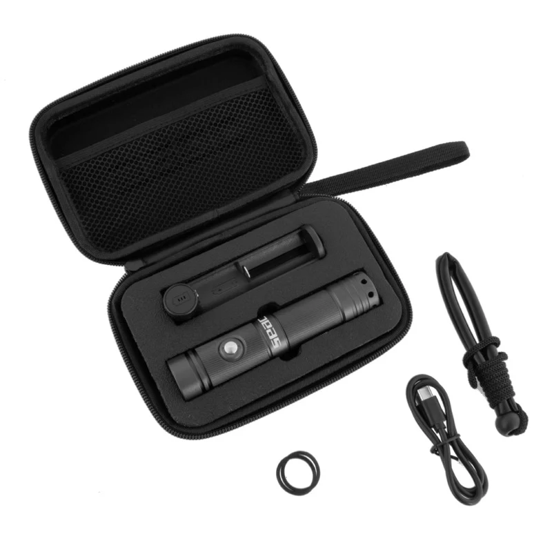SEAC I25 Underwater Dive Torch 1000 Lumen 10W Compact Black - Image 8