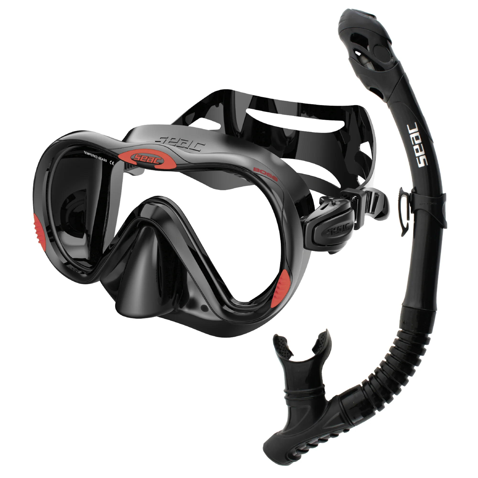 SEAC SET BIS BOSS MASK + REVERSE DRY SNORKEL - Image 4