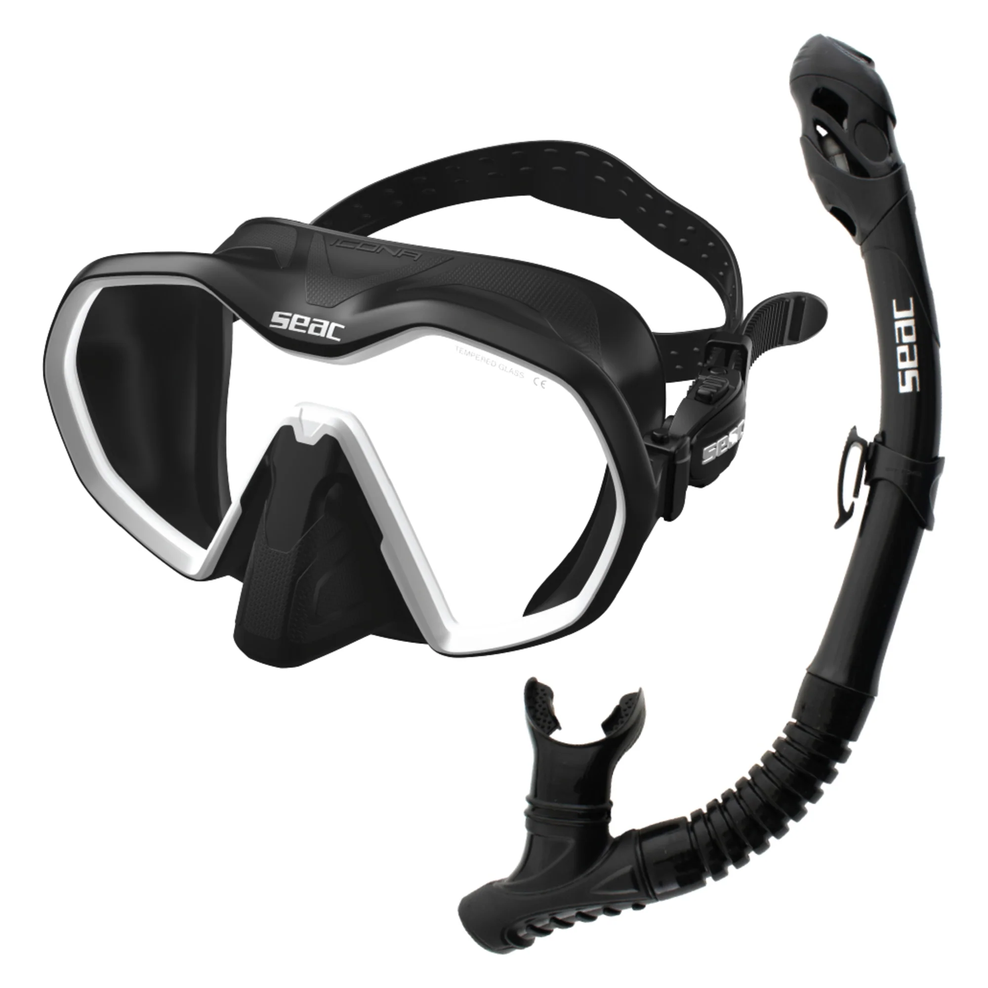 SEAC SET BIS ICONA MASK + REVERSE DRY SNORKEL - Image 2