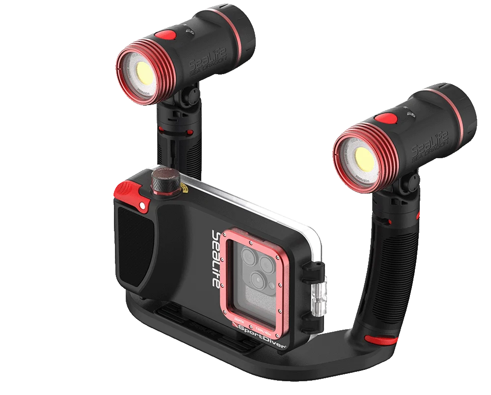 SeaLife Flex-Connect Ultra Dual Tray (more space for SportDiver and wider Cameras) - Image 5