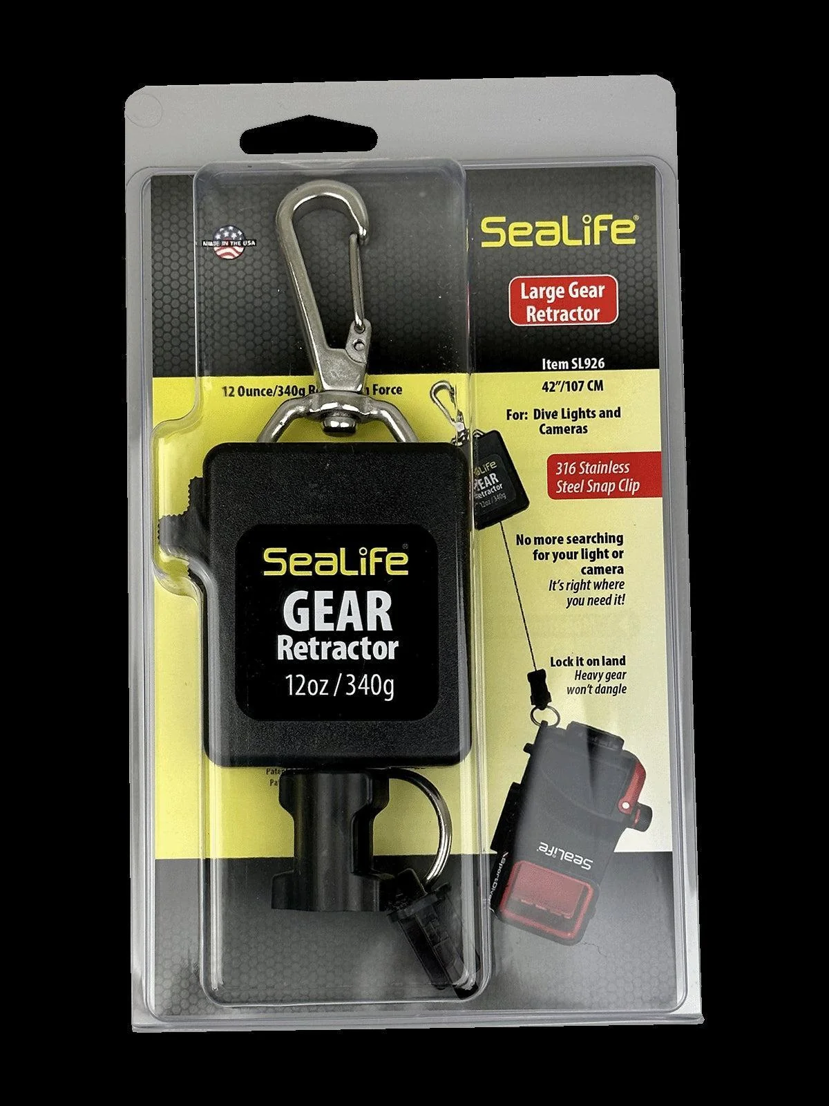 SeaLife Large Underwater Retractor 12oz