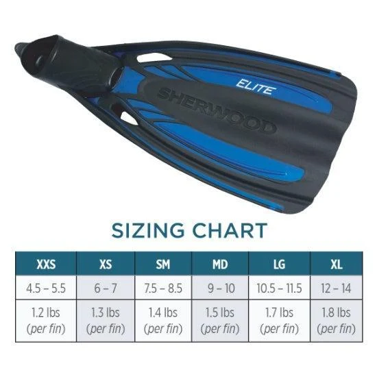 Sherwood Elite Full Foot Fins - Image 5