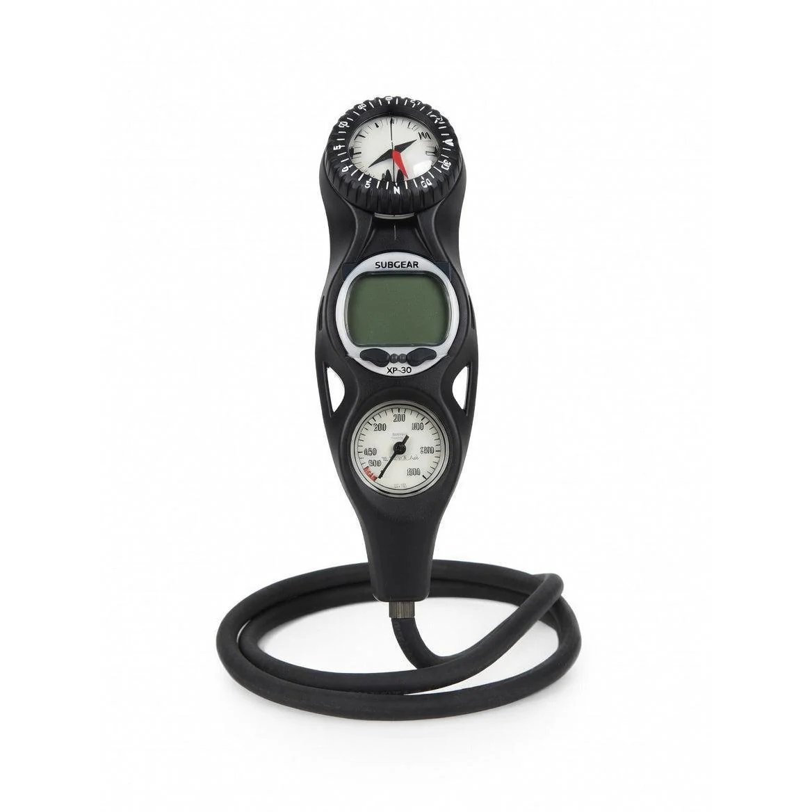 SubGear Scuba Diving XP-3G 3-Gauge Inline Console - Imperial w/FS 1.5