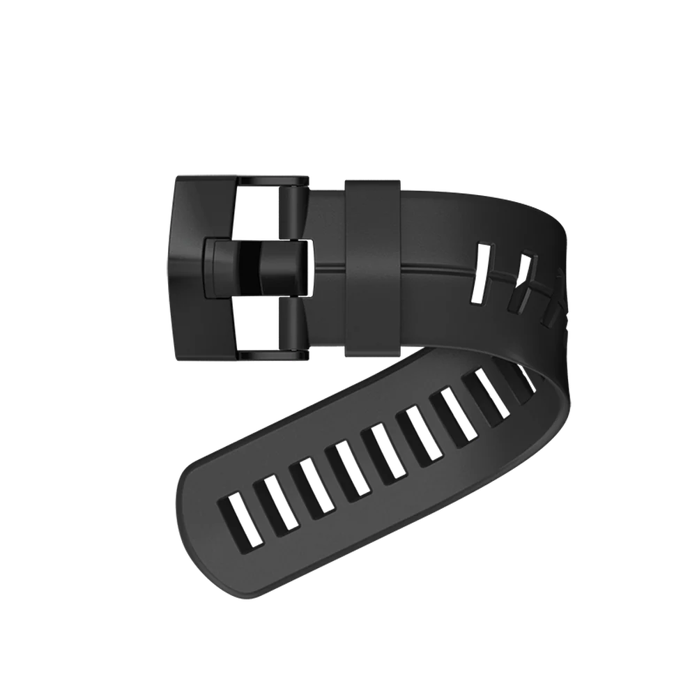 Suunto DX Black Silicone With Buckle Extension Strap