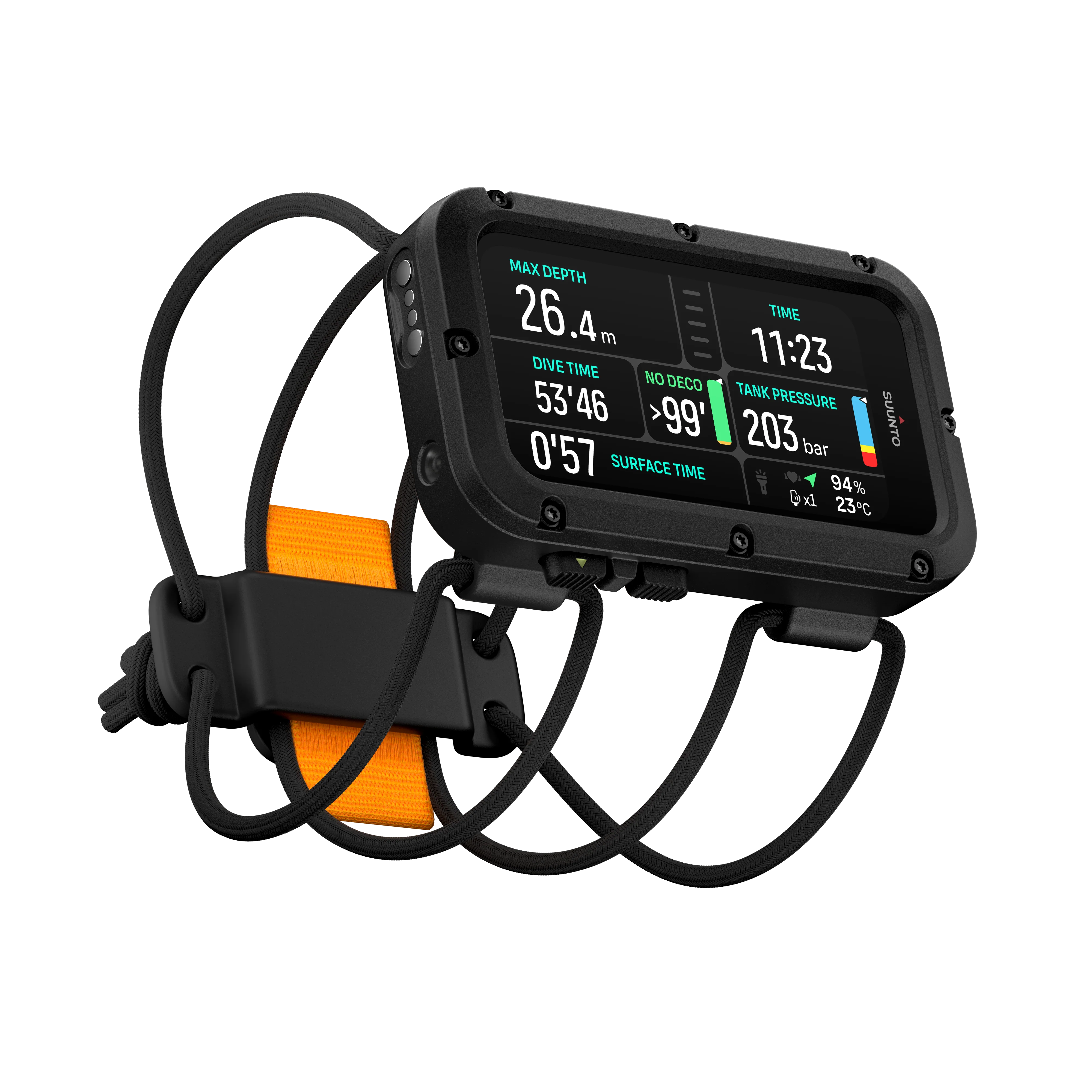 Suunto Nautic Dive Computer with Bungee Cord and Tank Pod Dive Mount Bundle - Image 4