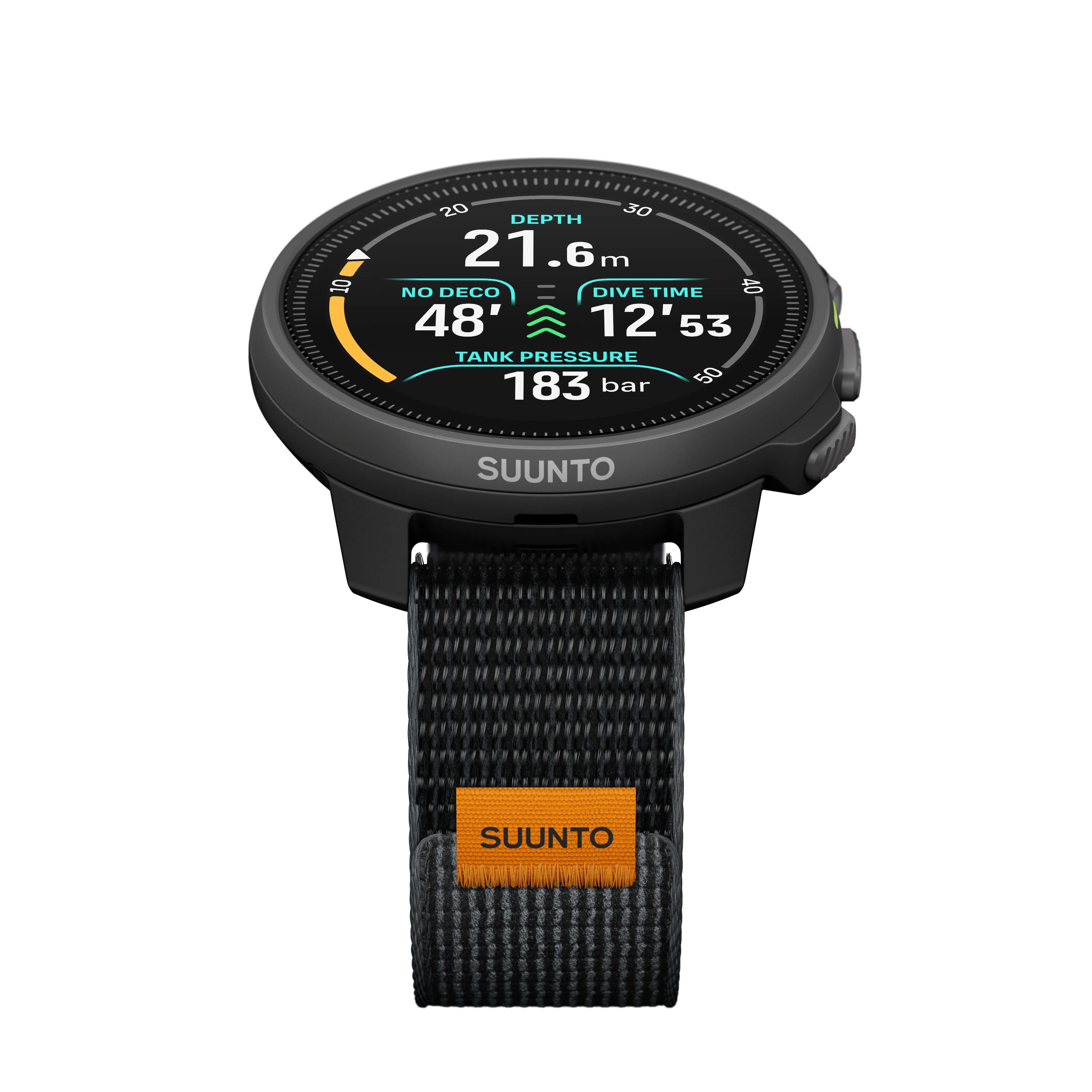 Suunto Nautic S Dive Computer with Sapphire, Textile Strap - Image 6
