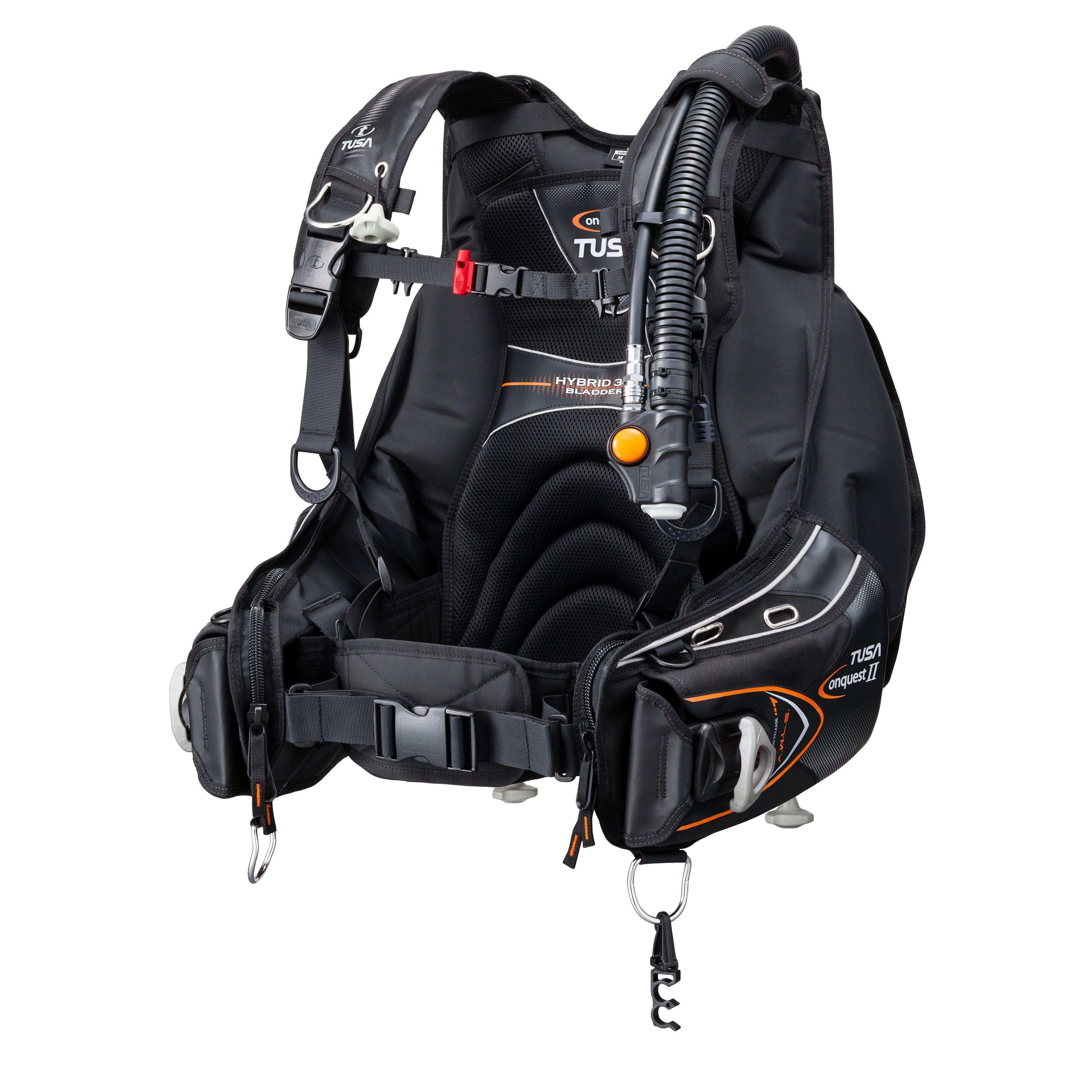 Tusa Conquest II with New Advanced Weight Loading System III Jacket Type BCD