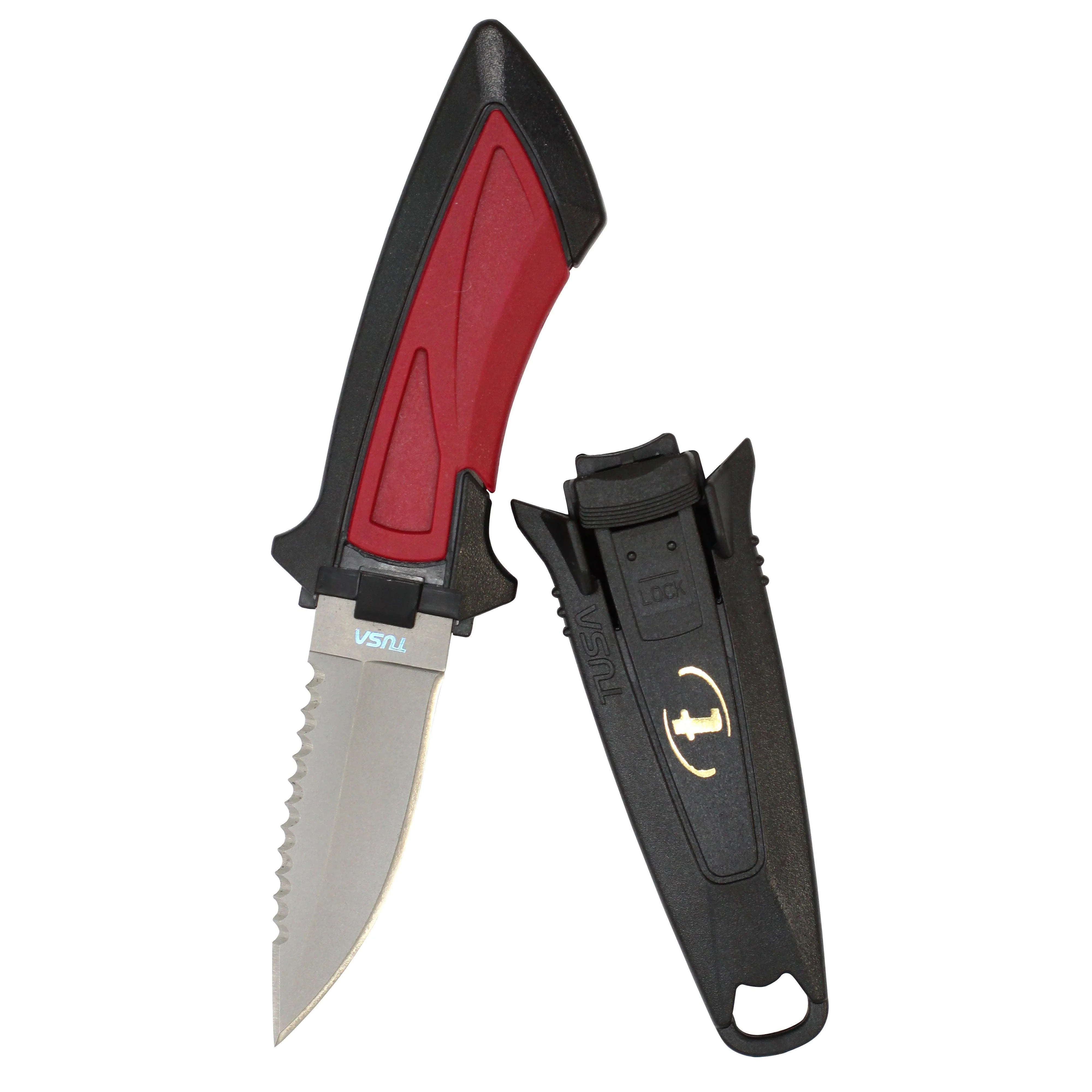 Tusa FK-14 Titanium Serrated Edge Mini-Knife - Image 3