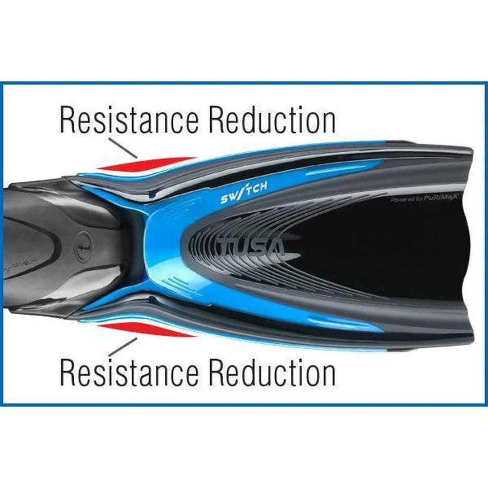 Tusa HyFlex Switch Open Heel Scuba Diving Fin - Image 8