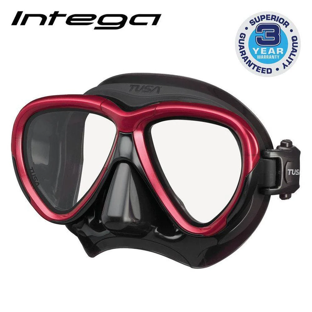 Tusa Intega Dual Lens Scuba Diving Mask - Image 10