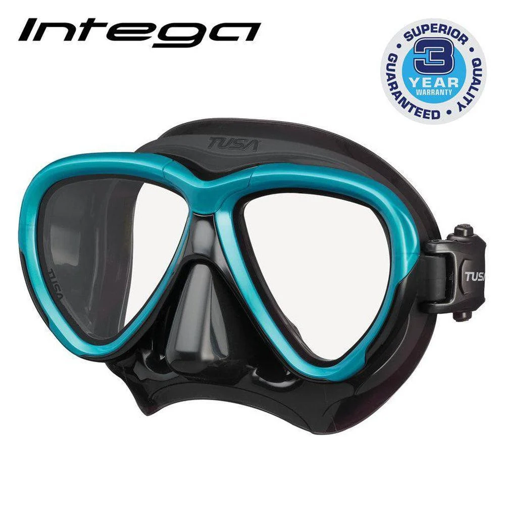Tusa Intega Dual Lens Scuba Diving Mask - Image 11