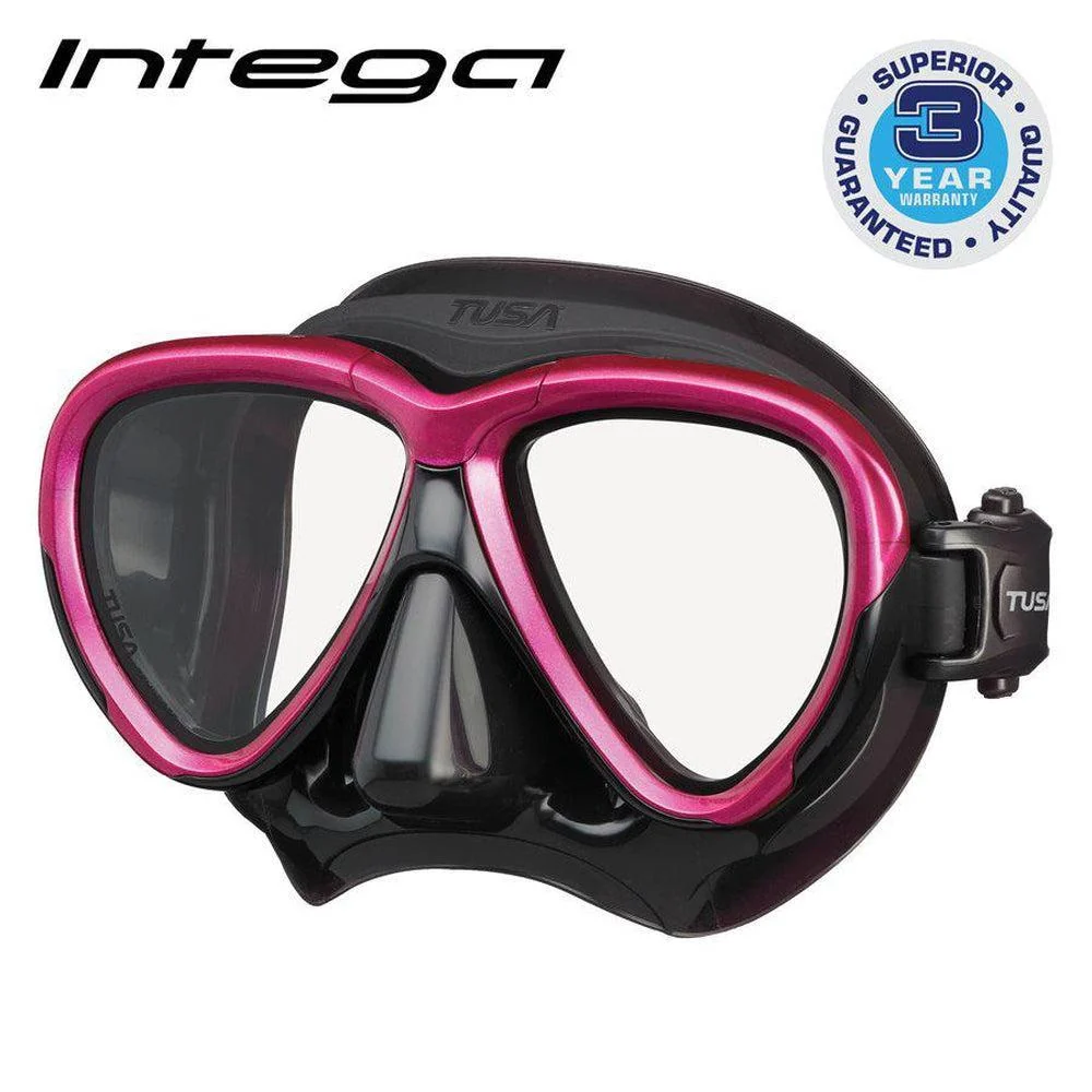 Tusa Intega Dual Lens Scuba Diving Mask - Image 12