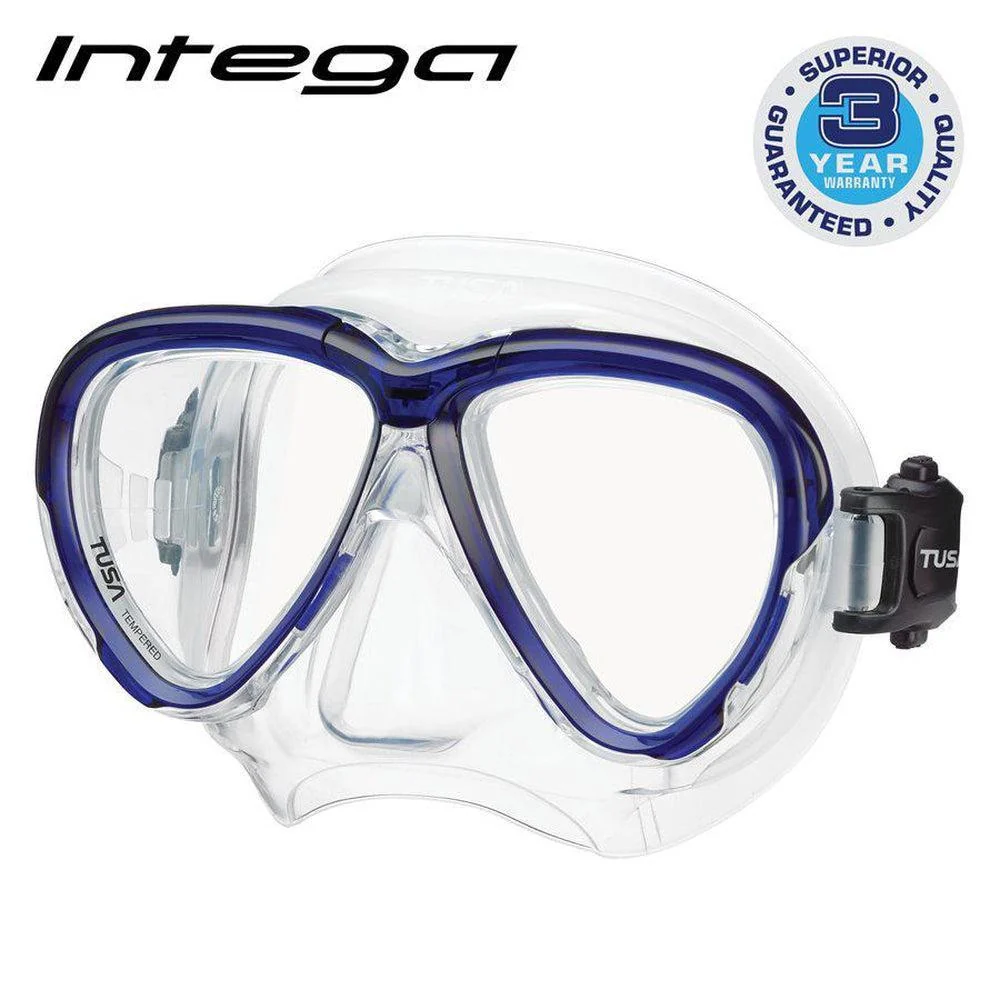Tusa Intega Dual Lens Scuba Diving Mask - Image 2