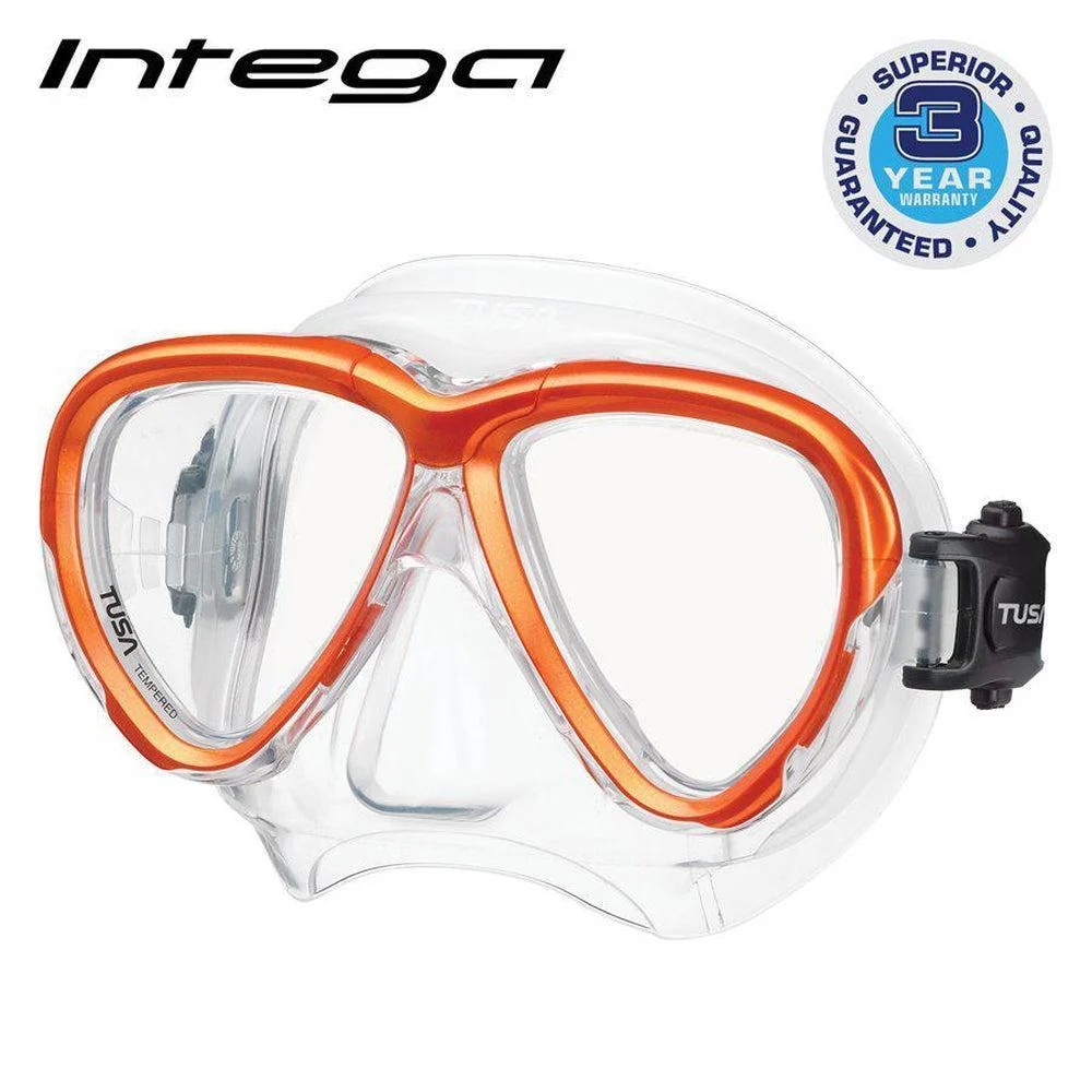 Tusa Intega Dual Lens Scuba Diving Mask - Image 3