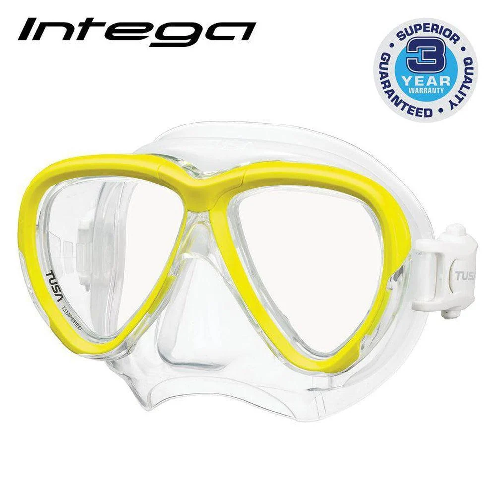 Tusa Intega Dual Lens Scuba Diving Mask - Image 5