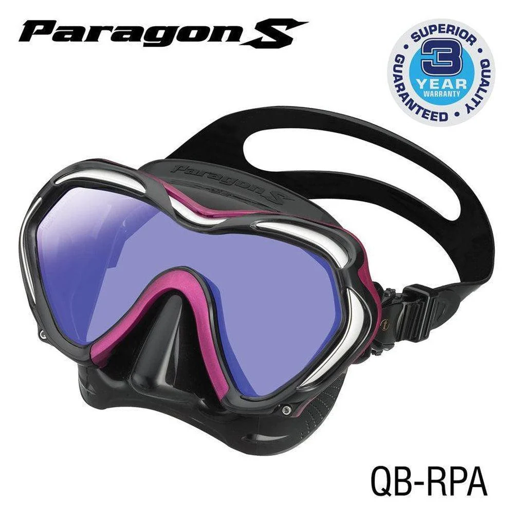 Tusa Paragon S Single Lens Scuba Diving Mask - Image 7