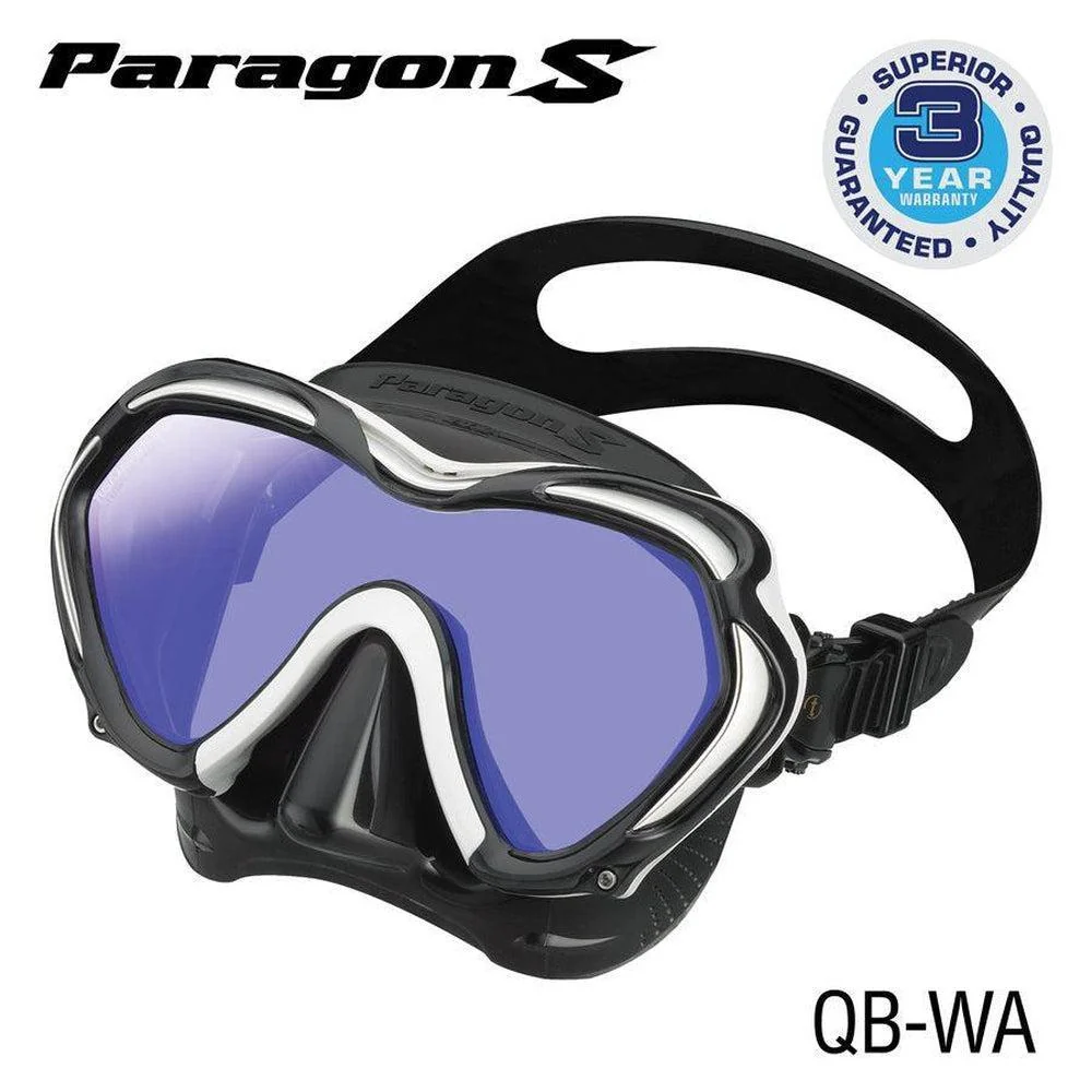 Tusa Paragon S Single Lens Scuba Diving Mask - Image 8