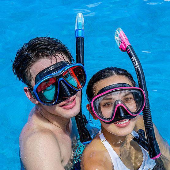 Tusa Serene Mirrored Dive Mask and Snorkel Combo (M16/SP250) - Image 26