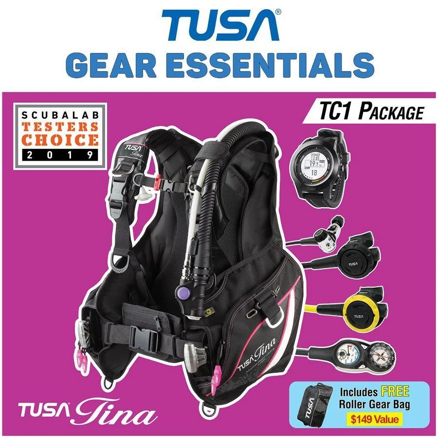Tusa Tina TC1 Pink Diving Package