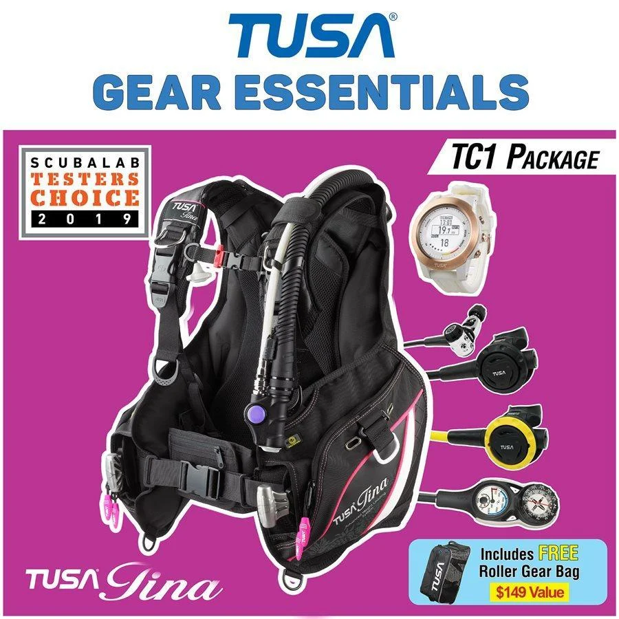 Tusa Tina TC1 Pink Diving Package - Image 2