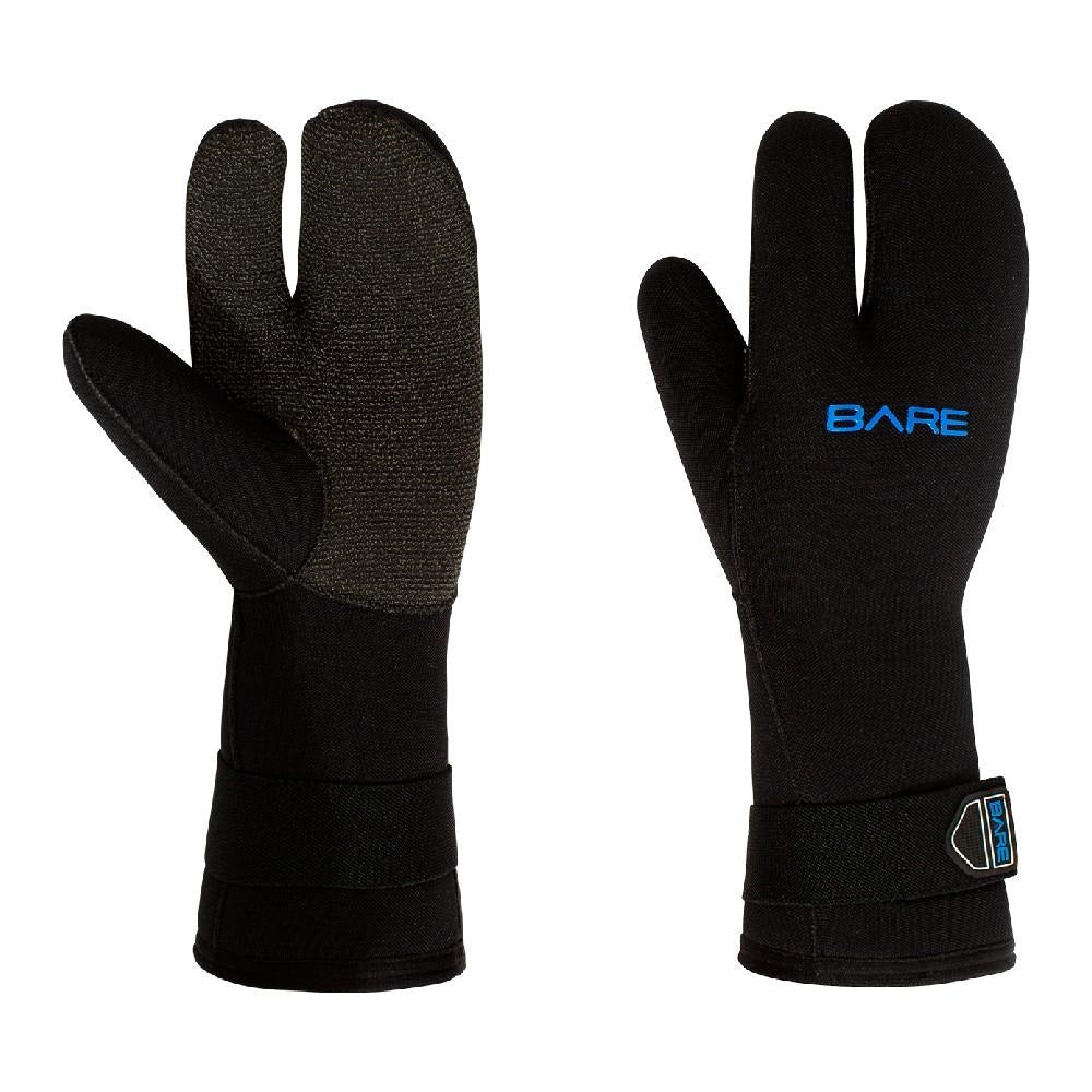 Open Box Bare 7mm K-Palm Mitt, Black - XL