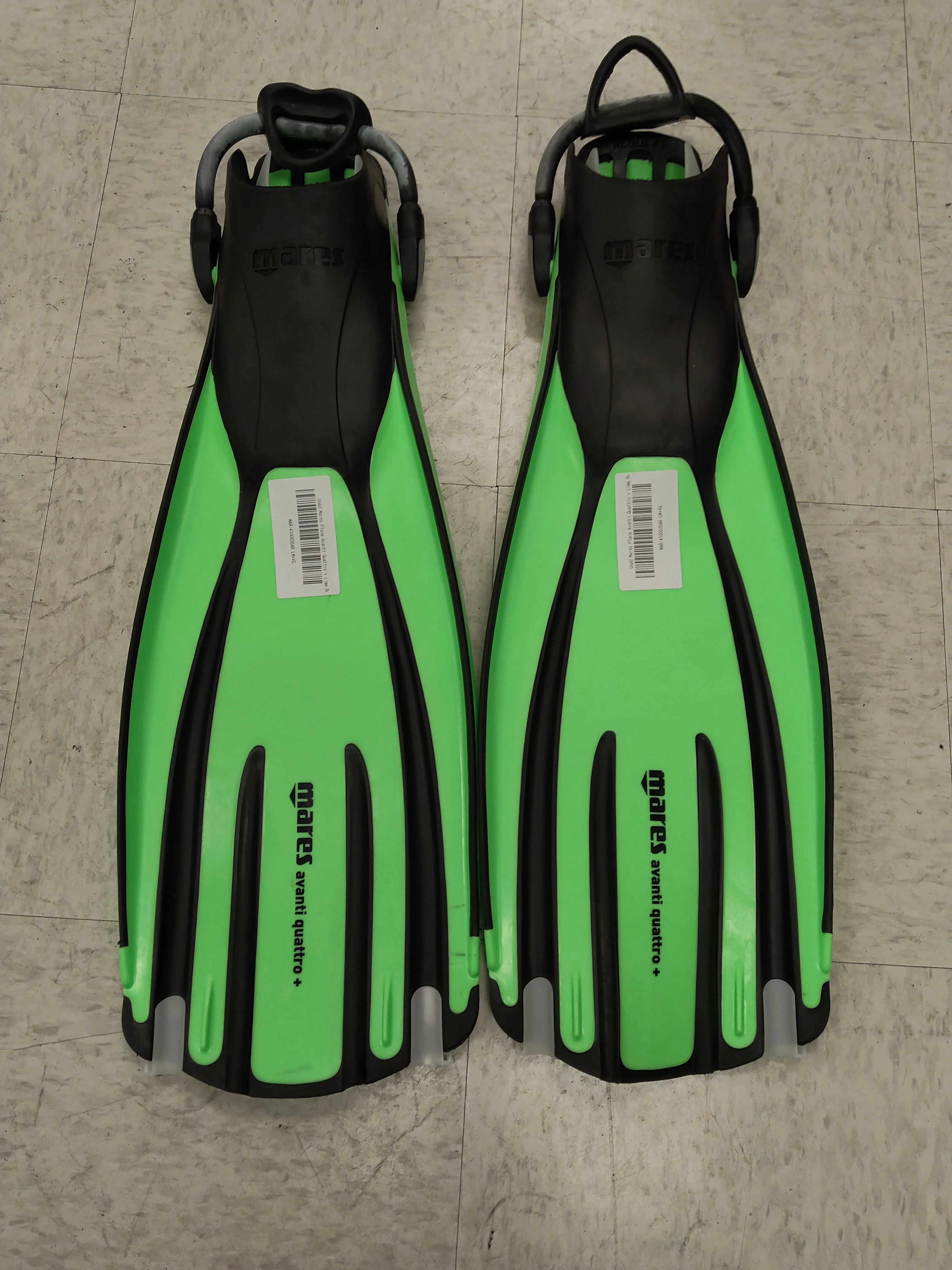 Used Mares Avanti Quattro Plus Open Heel Bungee Strap Fin - Image 7