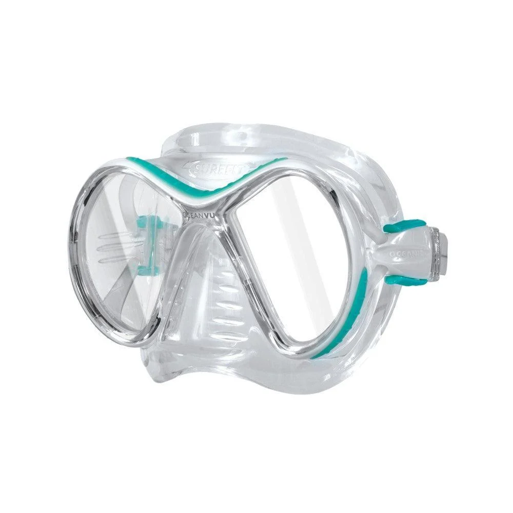Used Oceanic Oceanvu Mask Black/Yellow - Image 4