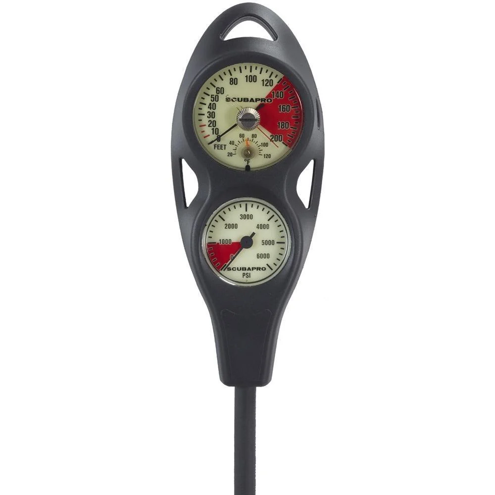 Used Scubapro 2-gauge In-line Dive Console Pgpsi Dgft Imperial - Image 2