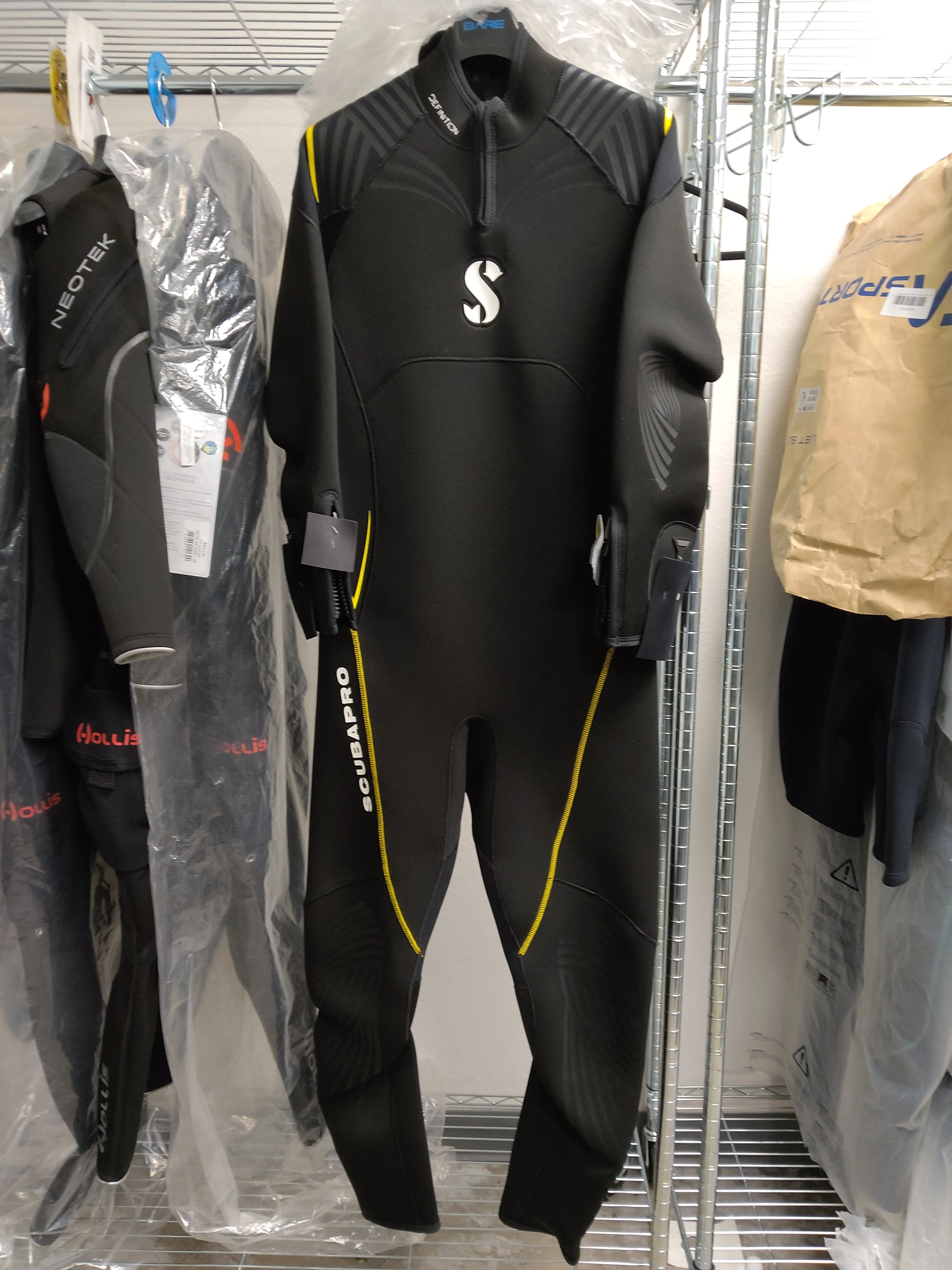 Used Scubapro Definition Steamer 3mm Mens Full Scuba Diving Wetsuit