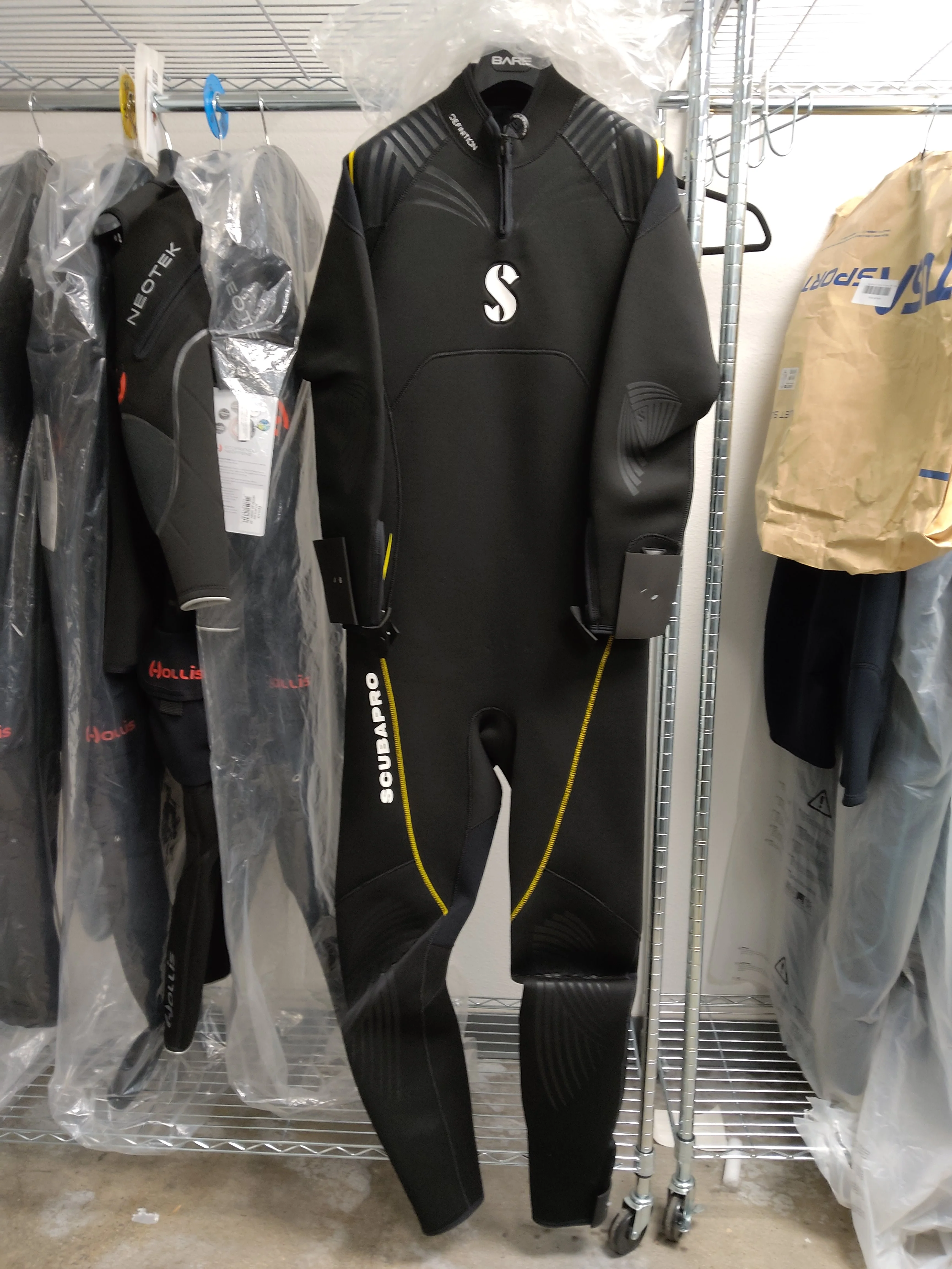 Used Scubapro Definition Steamer 3mm Mens Full Scuba Diving Wetsuit - Image 3