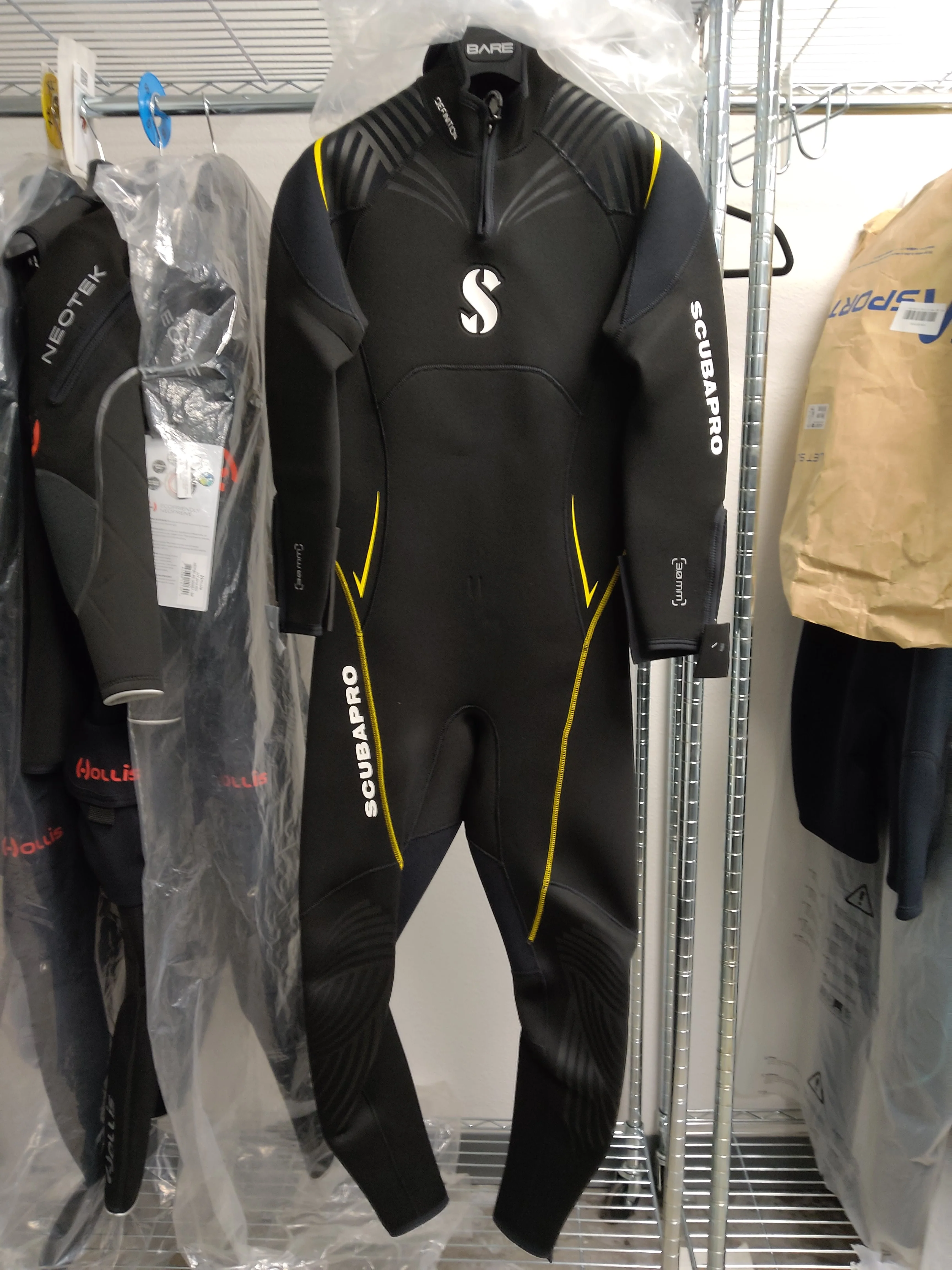 Used Scubapro Definition Steamer 3mm Mens Full Scuba Diving Wetsuit - Image 4