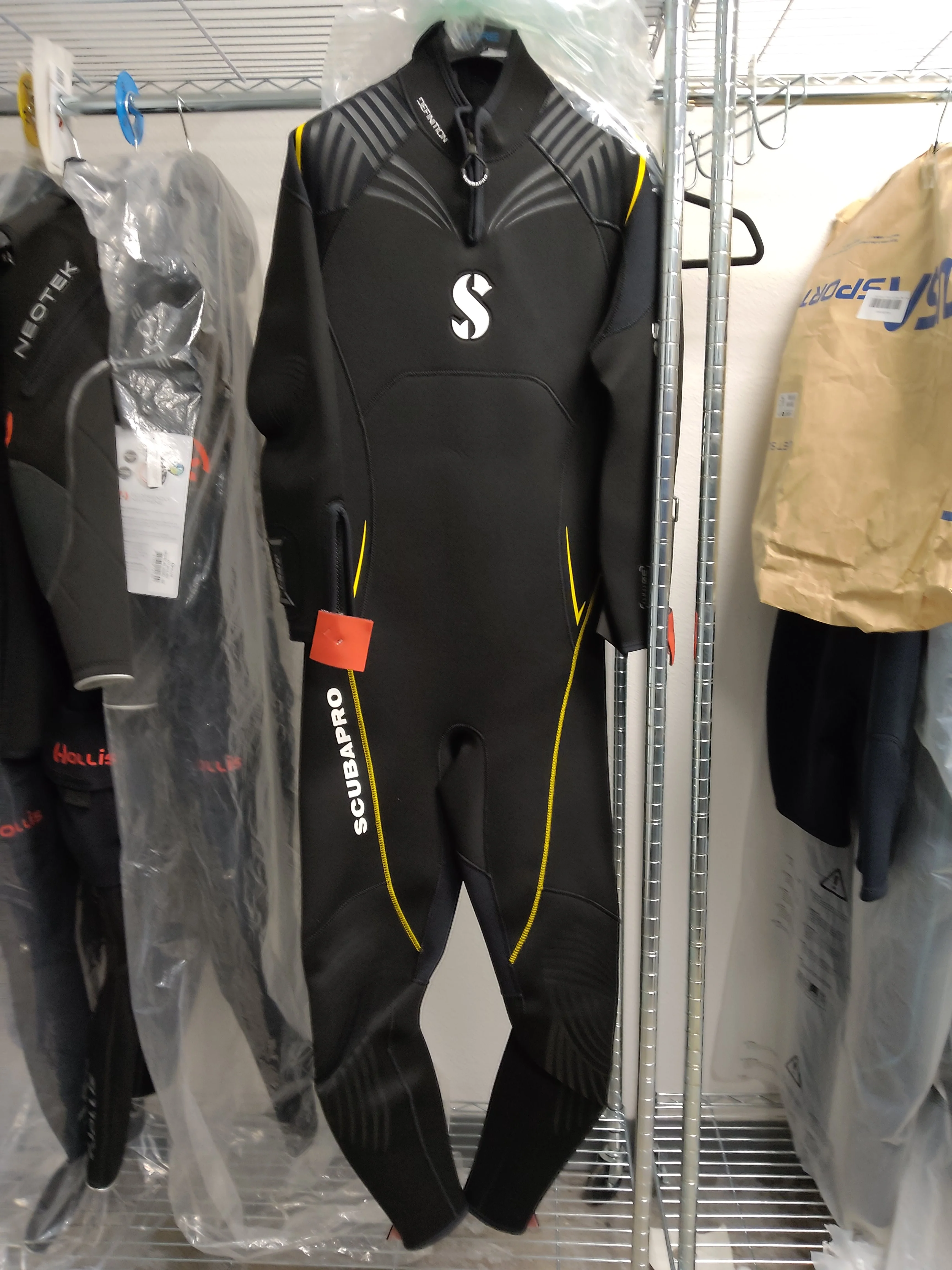 Used Scubapro Definition Steamer 3mm Mens Full Scuba Diving Wetsuit - Image 5