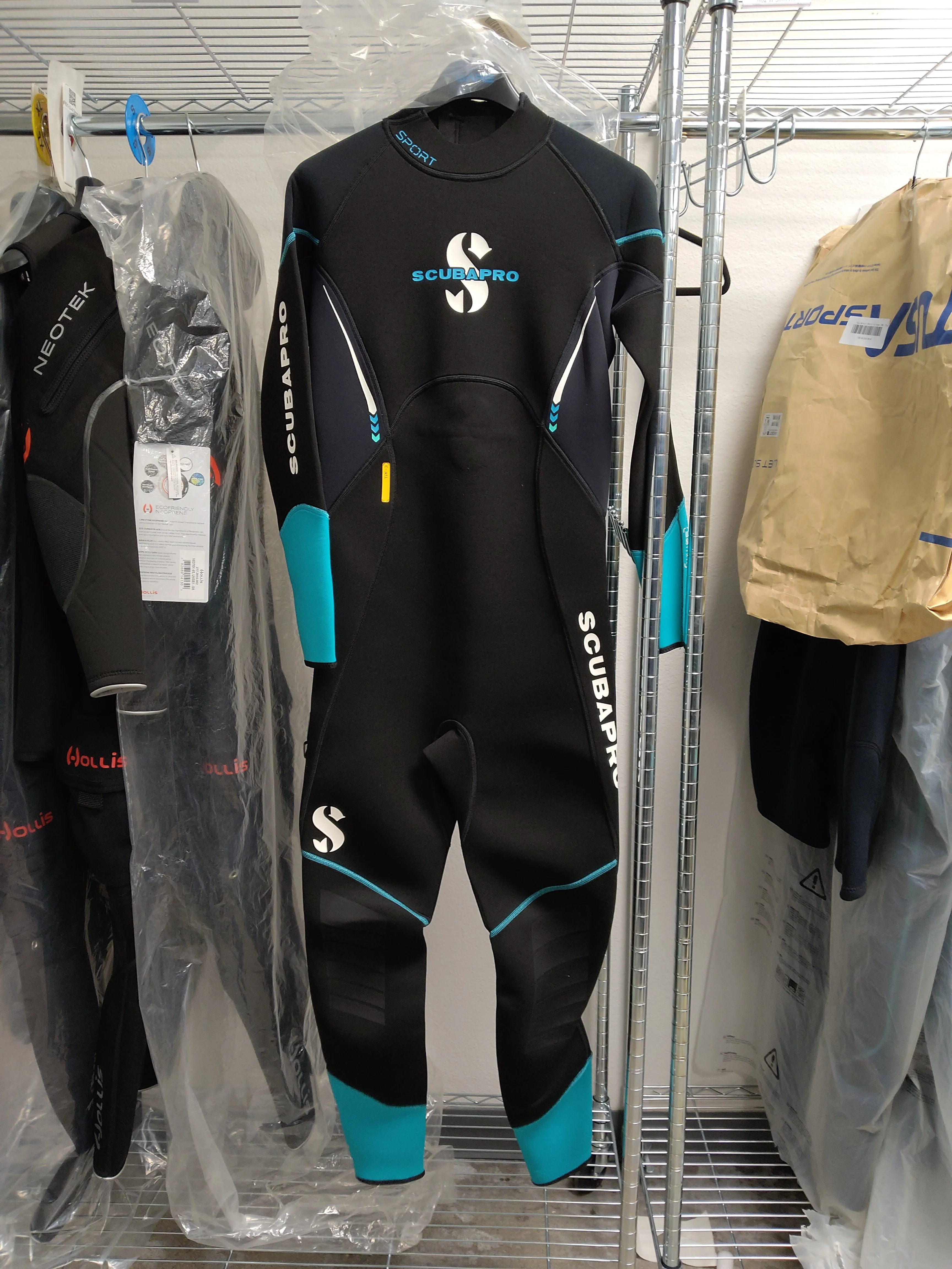 Used Scubapro Sport Steamer 3mm Bzip Womens Full Scuba Diving Wetsuit