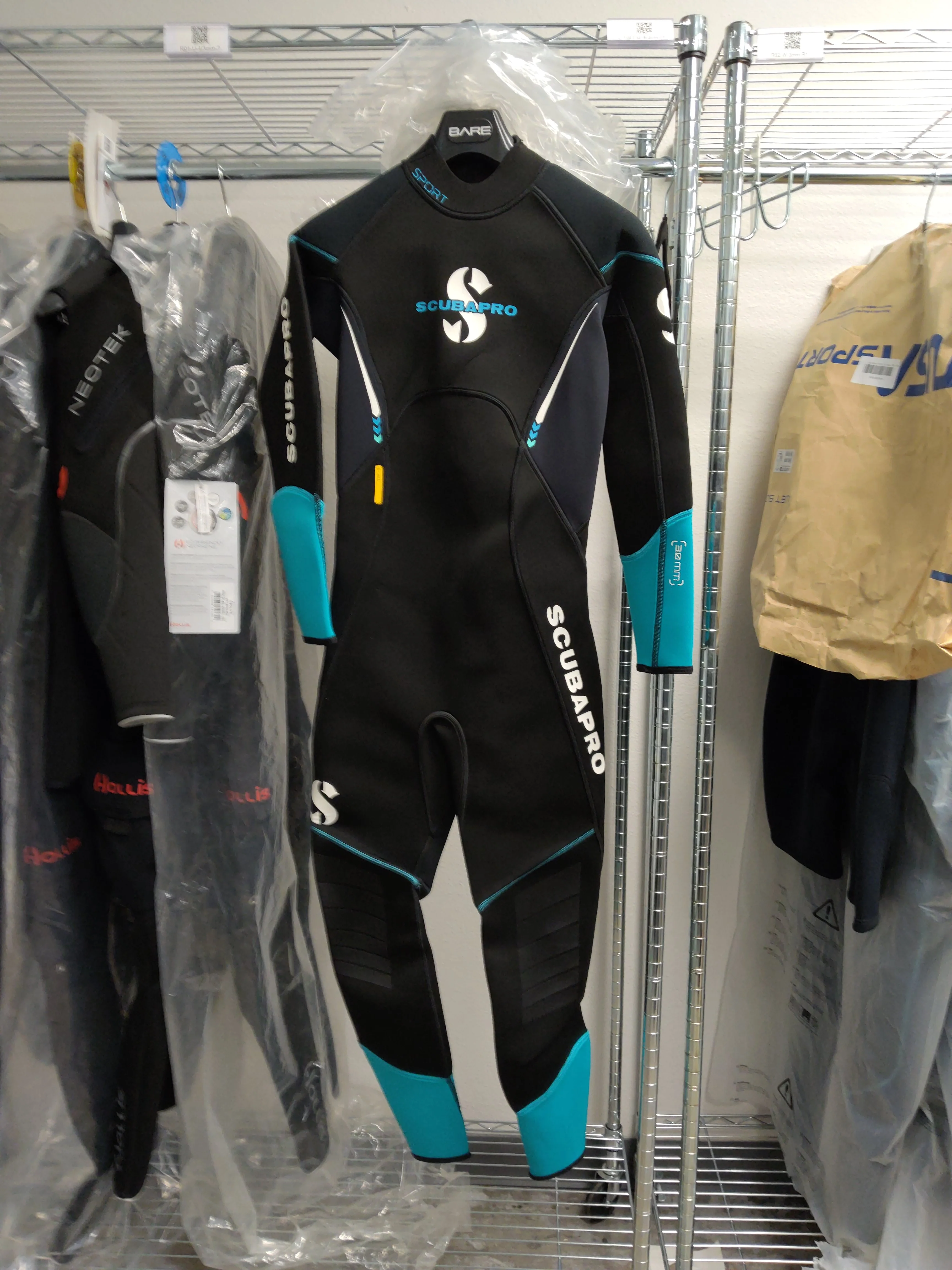 Used Scubapro Sport Steamer 3mm Bzip Womens Full Scuba Diving Wetsuit - Image 4