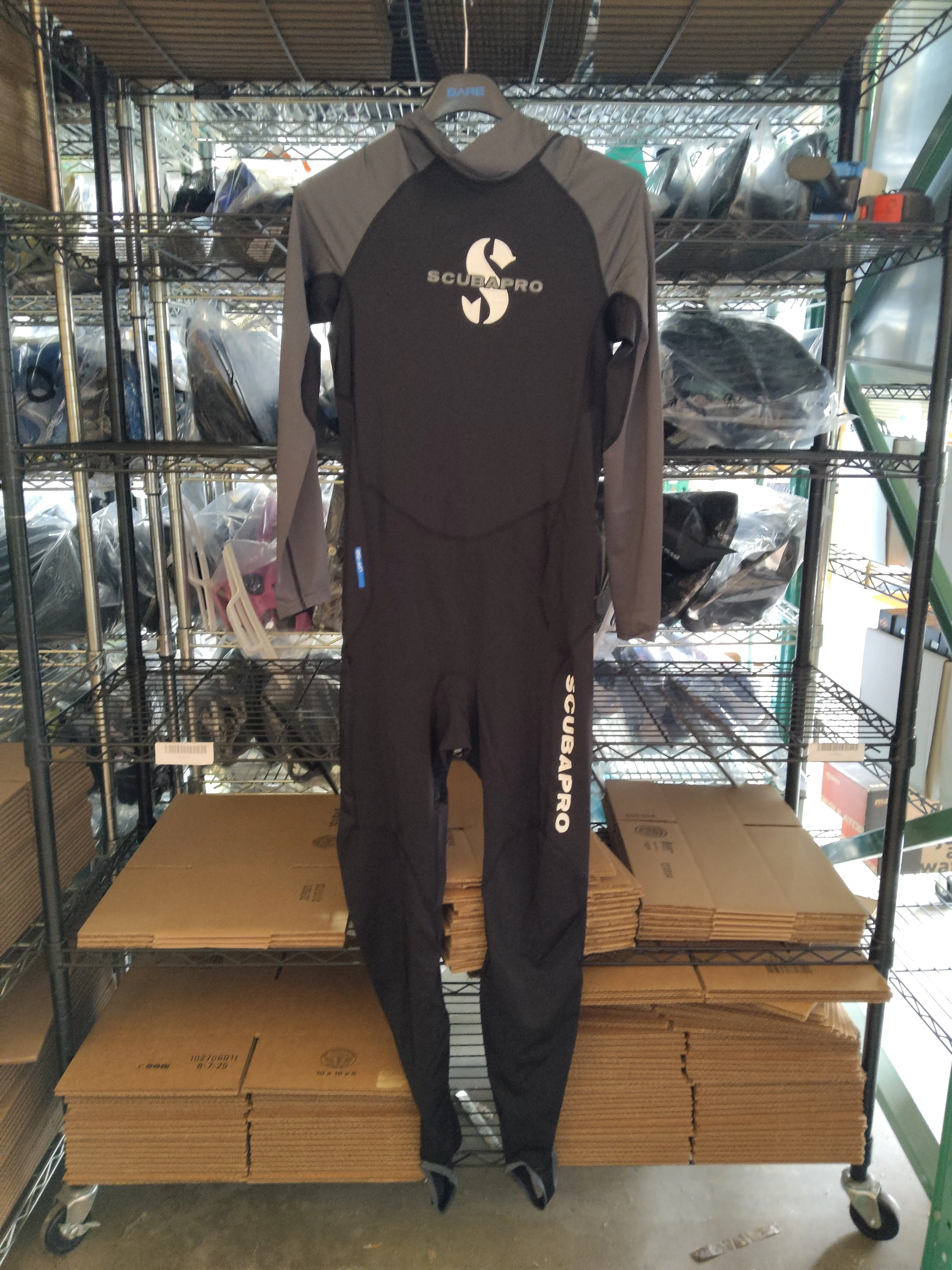 Used Scubapro UPF50 Graph Steamer Mens Full Scuba Diving Wetsuit