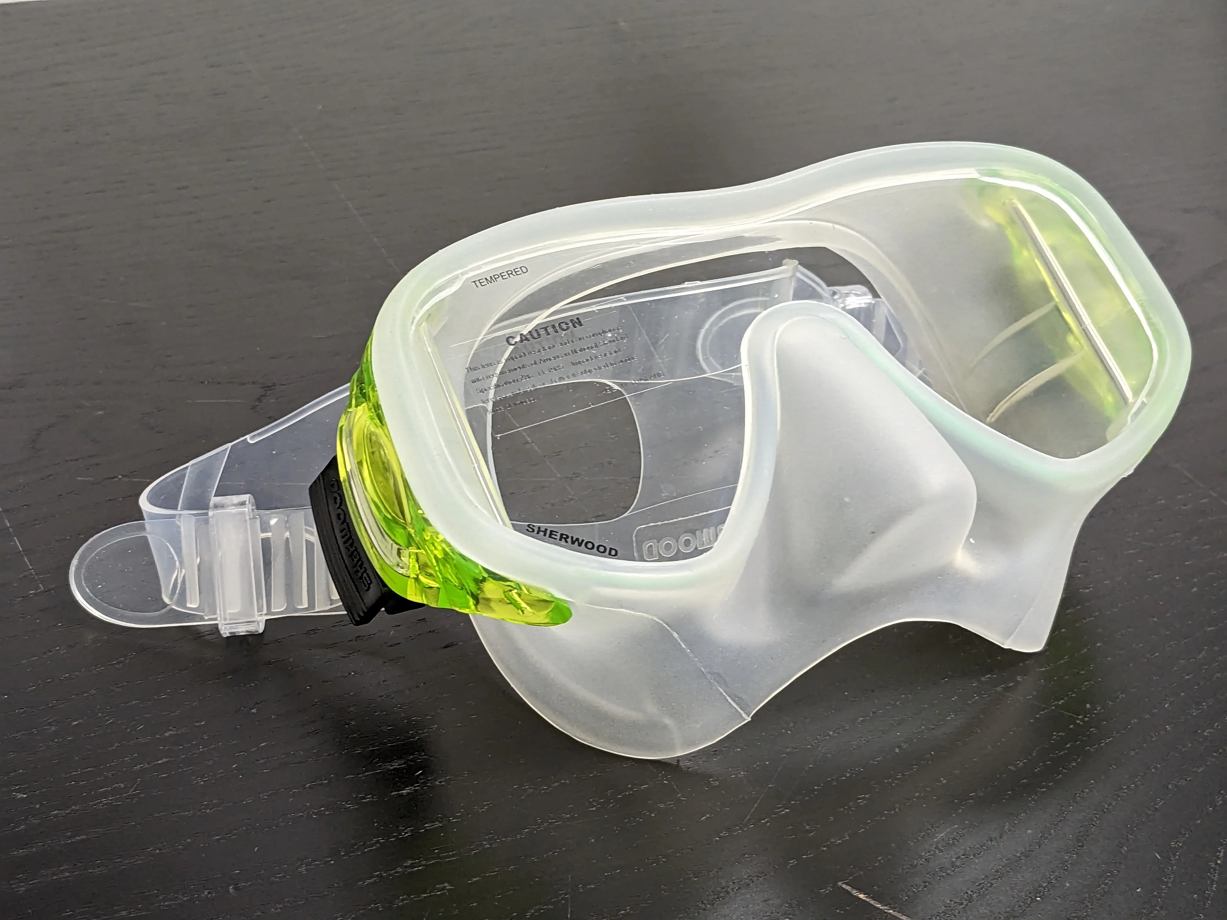 Open Box Sherwood Mako Single Window Mask, Green