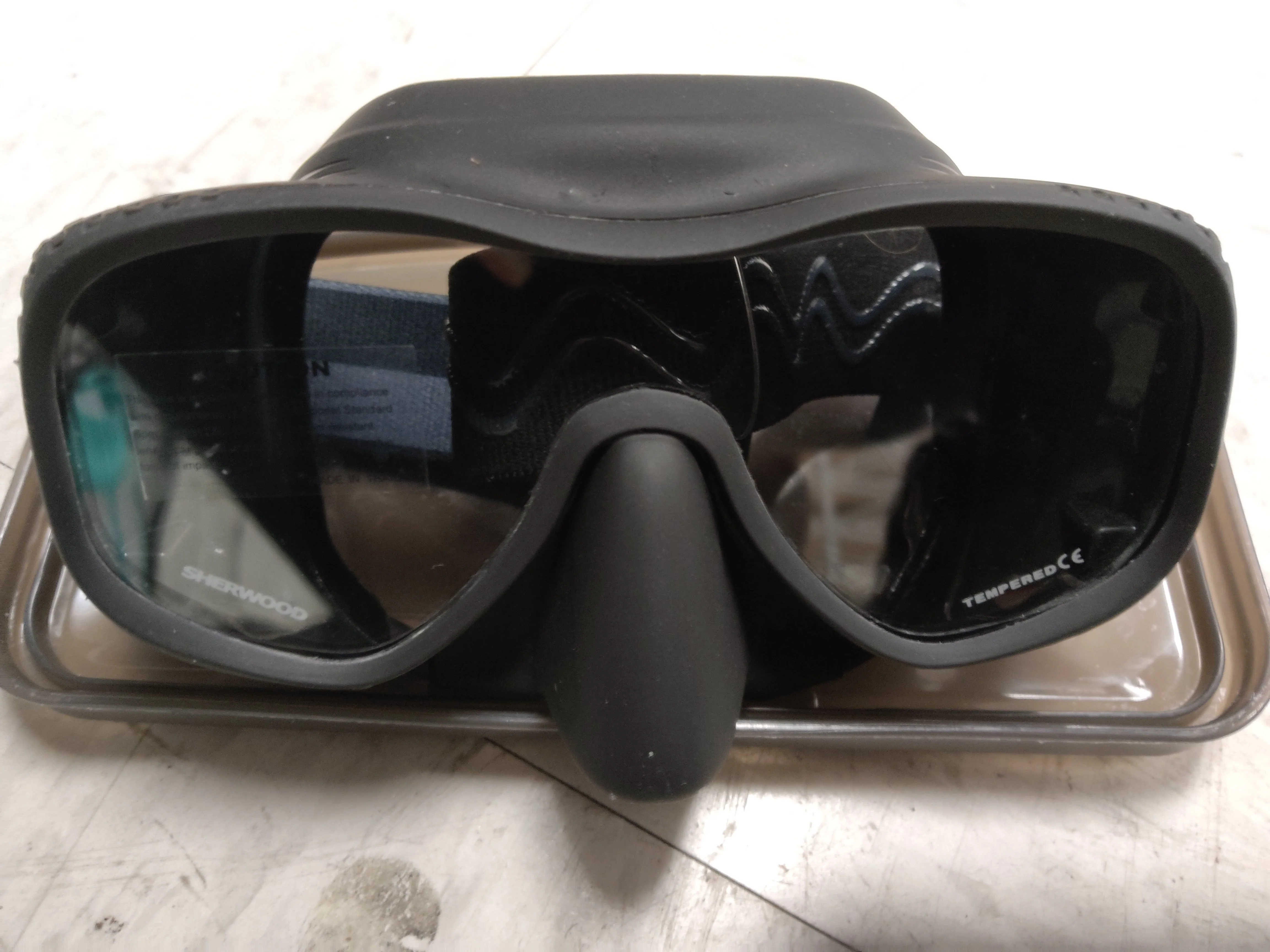 Used Sherwood Scope Slim Silicone Masks