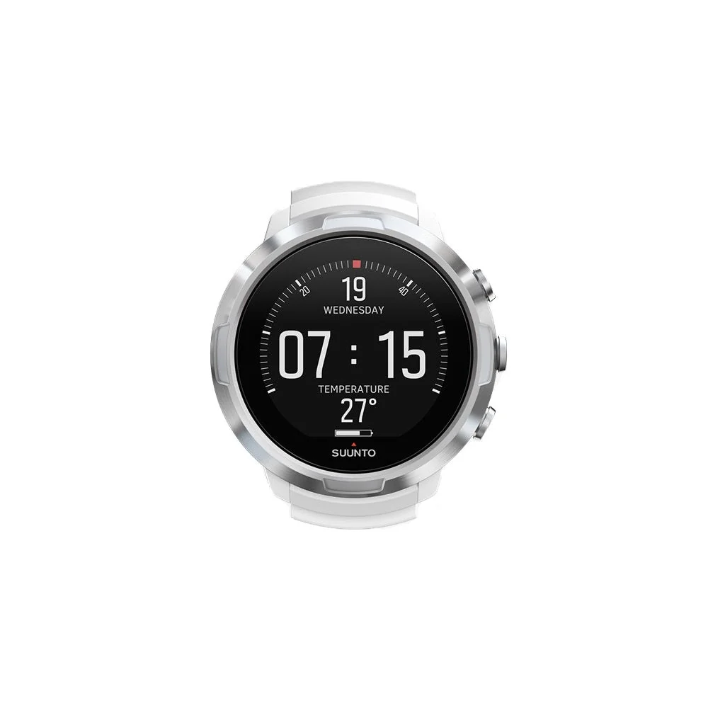 Used Suunto D5 White Dive Computerwith Color Screen And Exchangeable Straps